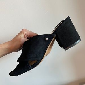 Sam Edelman Black Suede Heels